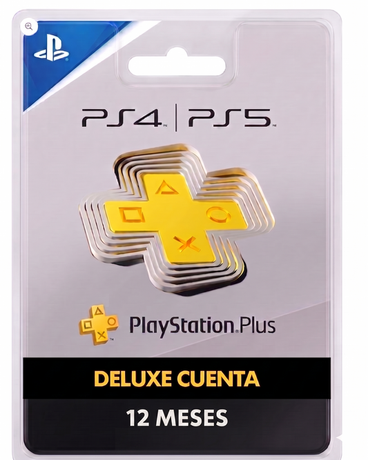 PS Plus Deluxe - 12 Meses (Inglés)